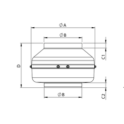 BDTX 250-A I AC KANAL TİPİ RADYAL FAN - 2
